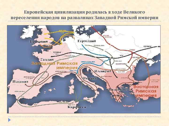 План описания западной европы