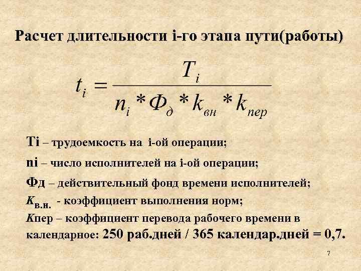 Как посчитать продолжительность работ в календарном плане