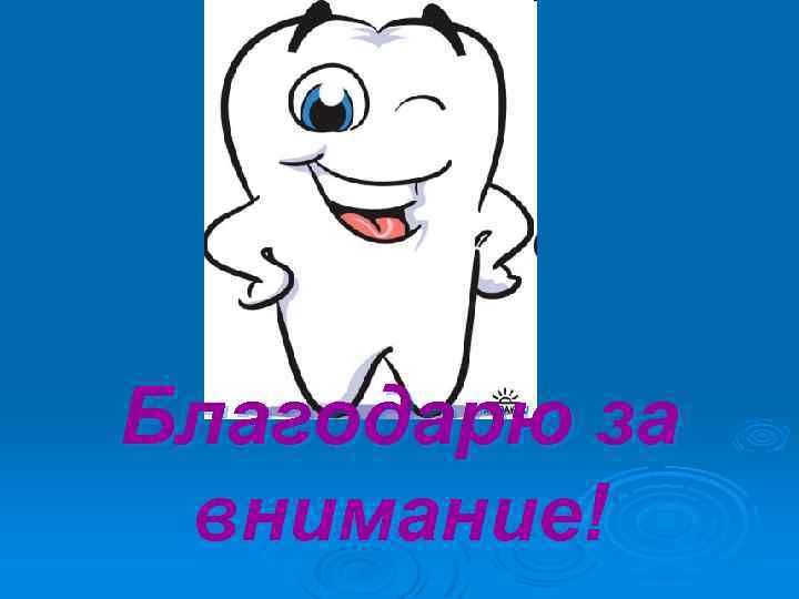 Благодарю за внимание! 