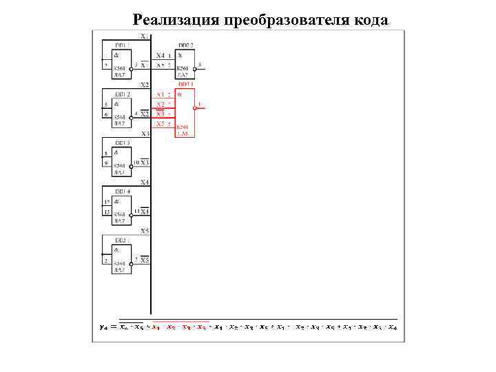 Реализация преобразователя кода 