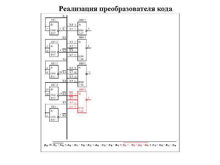 Реализация преобразователя кода 