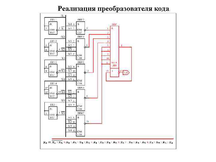 Реализация преобразователя кода 