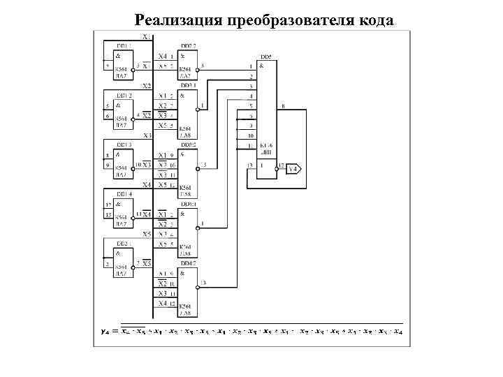 Реализация преобразователя кода 