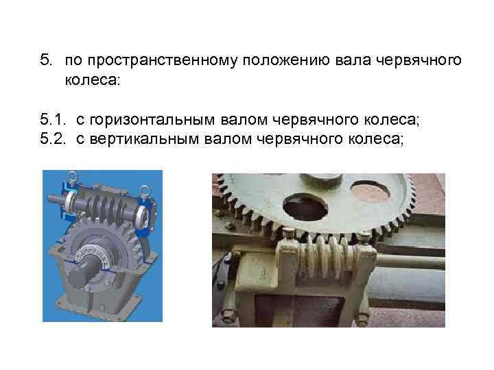 6. по форме рабочей поверхности витка червяка: 6. 1. с архимедовым червяком, боковая поверхность