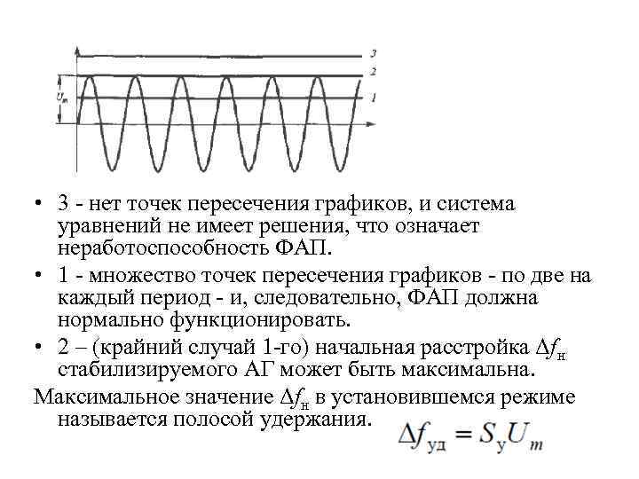  • 3 - нет точек пересечения графиков, и система уравнений не имеет решения,
