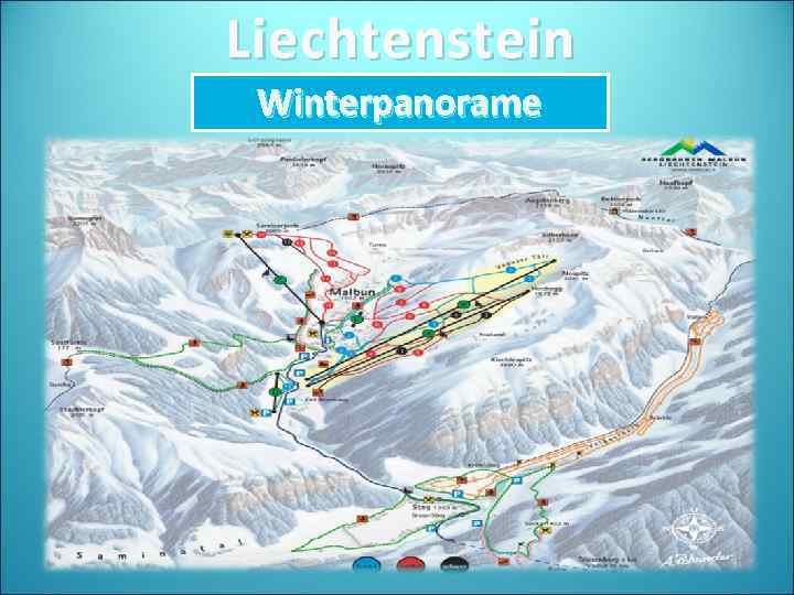 Liechtenstein Winterpanorame 