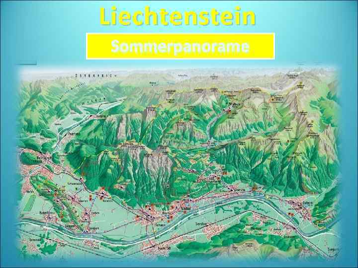 Liechtenstein Sommerpanorame 