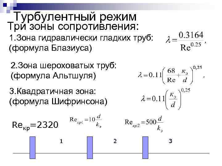 Коэффициент турбулентного трения. Зоны сопротивления гидравлика. Коэффициент гидравлического трения для гидравлических гладких труб. Коэффициент сопротивления трения в трубопроводе. Формула для турбулентного режима.