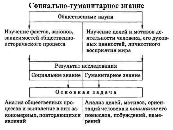 Социально-гуманитарное знание 