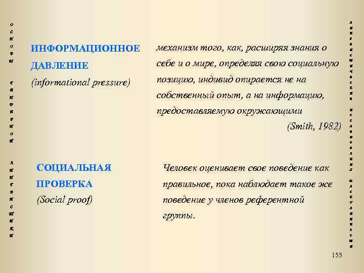 Л О И С Н Н О В Ы Г Г ИНФОРМАЦИОННОЕ механизм того,