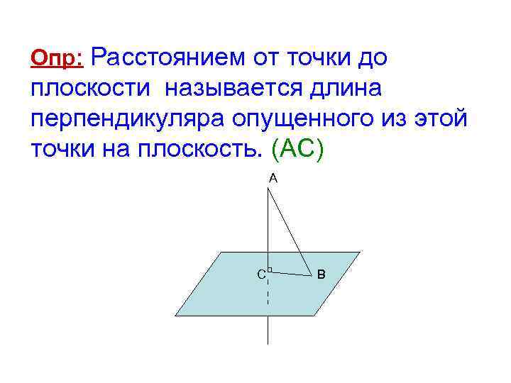 К прямой ав проведен перпендикуляр