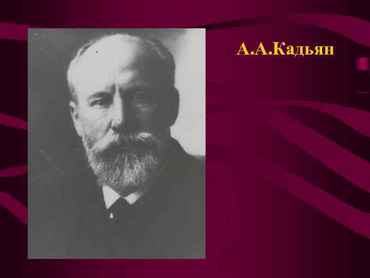 А. А. Кадьян 