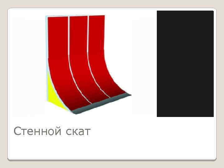 Стенной скат 