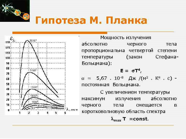 Абсолютно черное тело излучает максимум