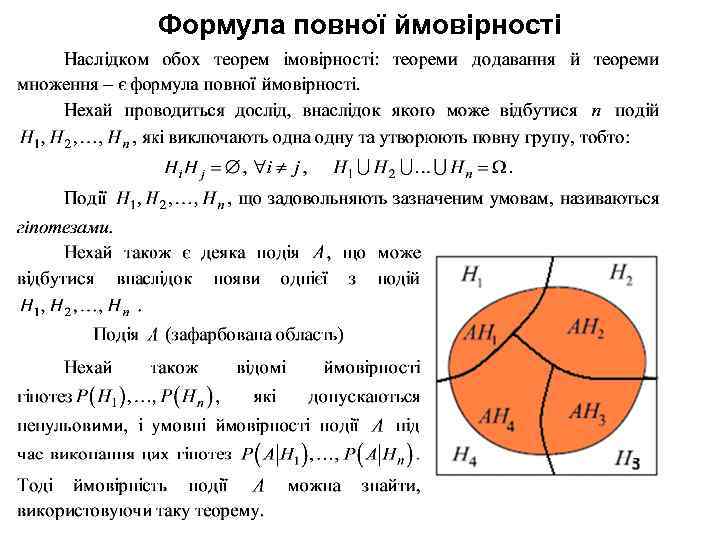 Формула повної ймовірності 