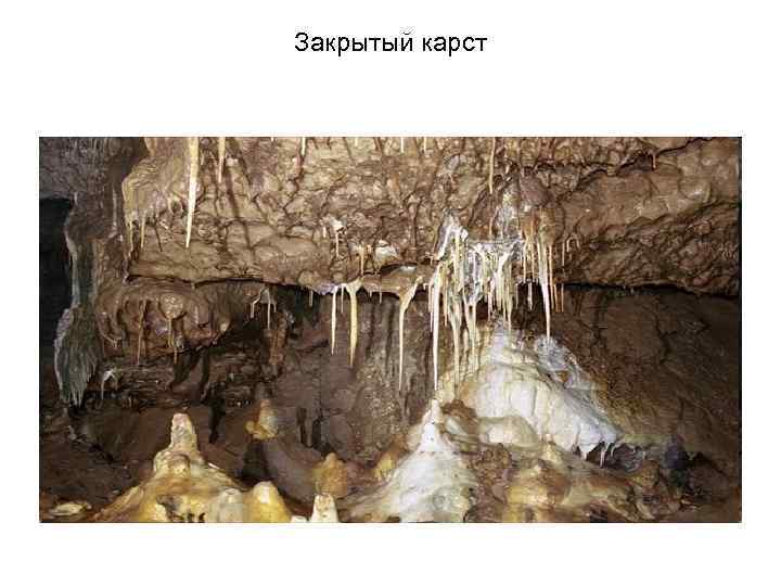 Закрытый карст 
