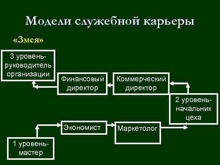 4 модели карьеры