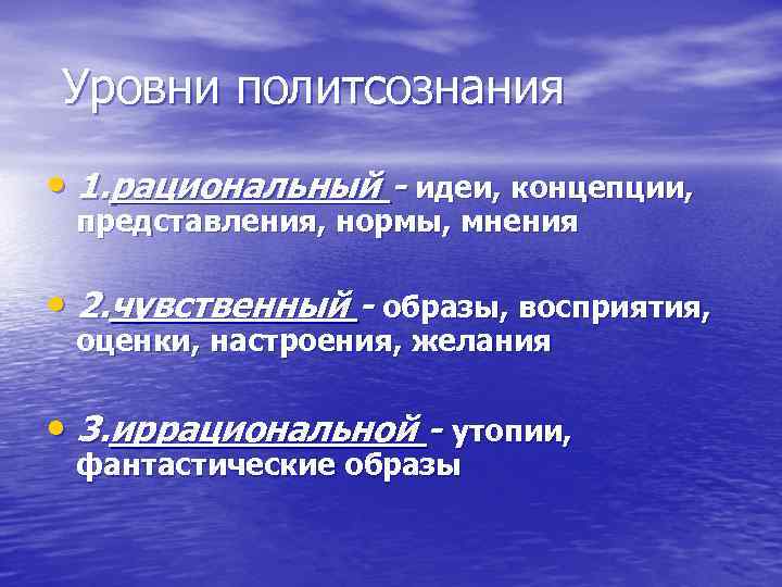 Концепция представления