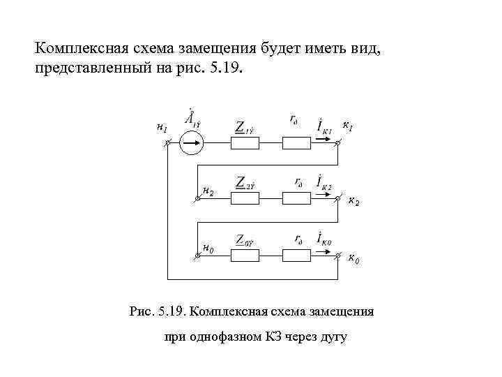 Укажите номер схемы замещения потребителя для которого