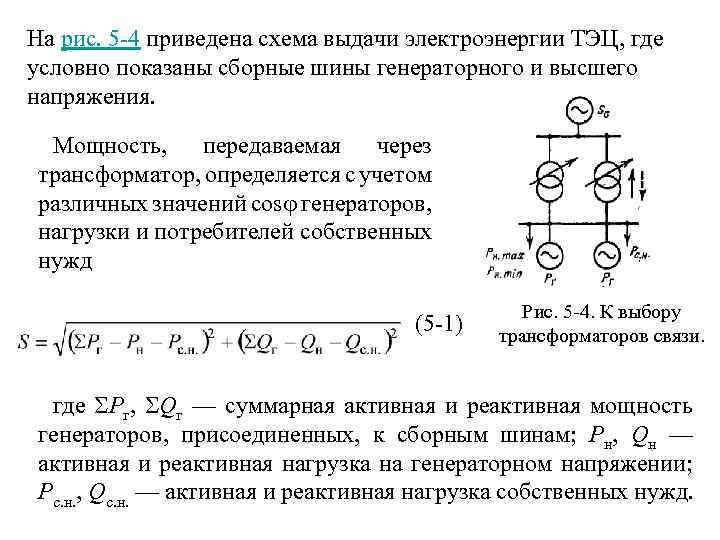 Схема выдачи мощности это