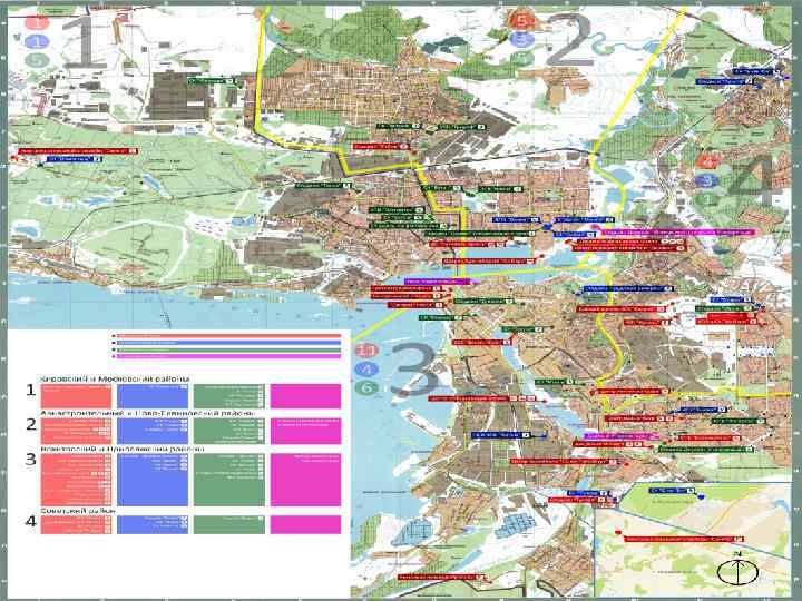 Карта объектов Универсиады 2013 