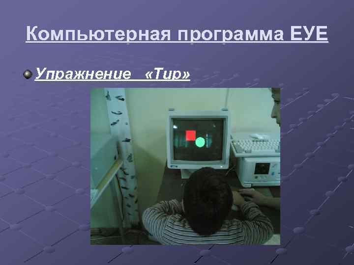 Компьютерная программа ЕУЕ Упражнение «Тир» 