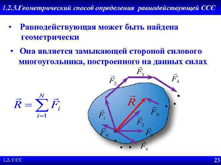 Определение система сил. Определение равнодействующей геометрическим способом. Геометрический способ определения равнодействующей силы. Силовой многоугольник. Силовой многоугольник техническая механика.