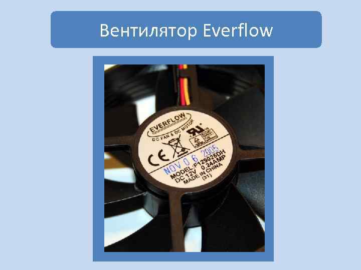 Вентилятор Everflow 