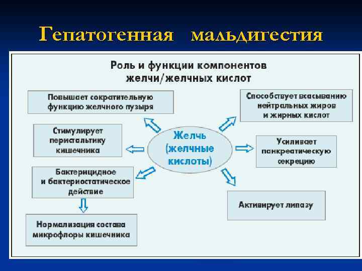 Гепатогенная мальдигестия 