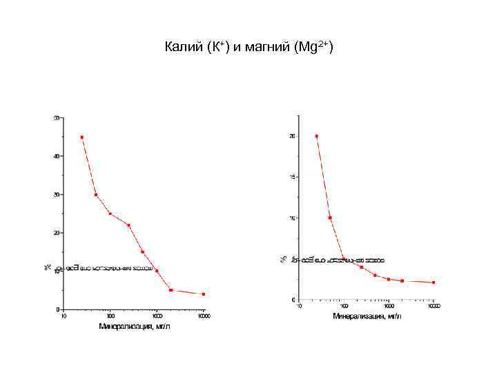 Калий (К+) и магний (Mg 2+) 
