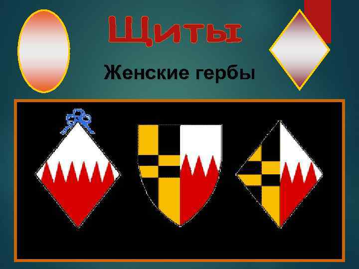 Женские гербы 