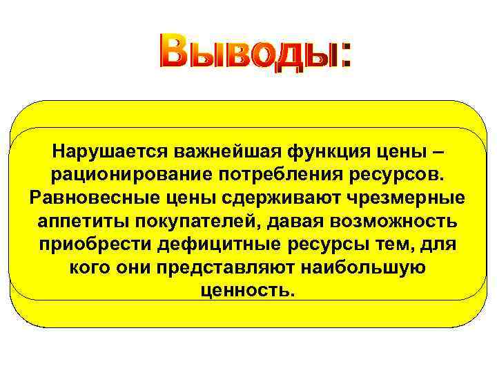 Ложные сигналы о ценах искажают практику В большинстве случаев функция цены –) размещения ресурсов.
