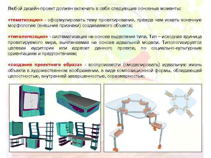 Дизайн-проект конструирование успеха Дизайн продукта