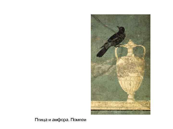Птица и амфора. Помпеи 