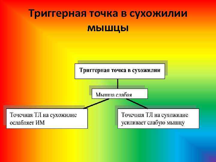 Триггерная точка в сухожилии мышцы 