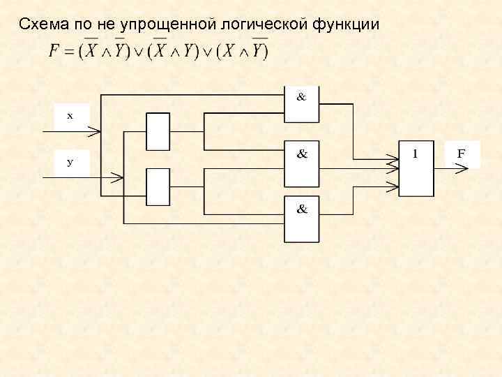 Схема булевой функции онлайн