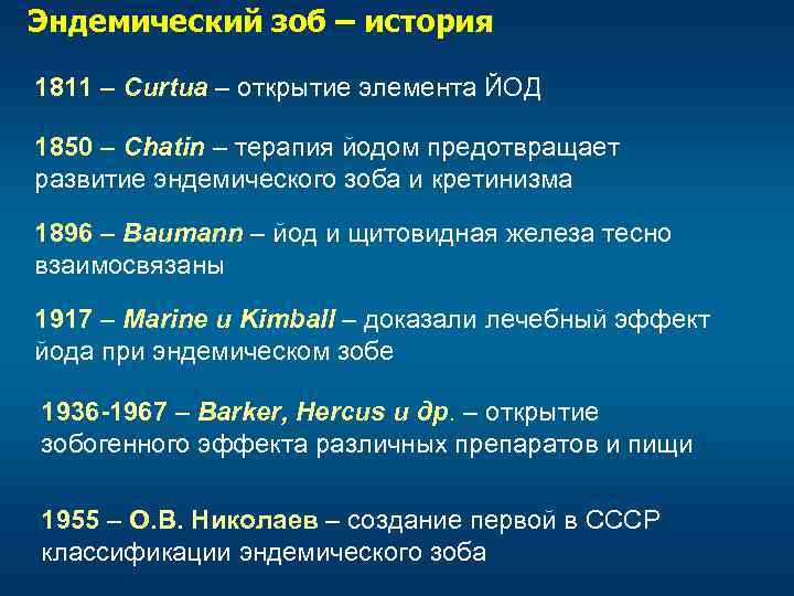 Проблема йодного дефицита проект