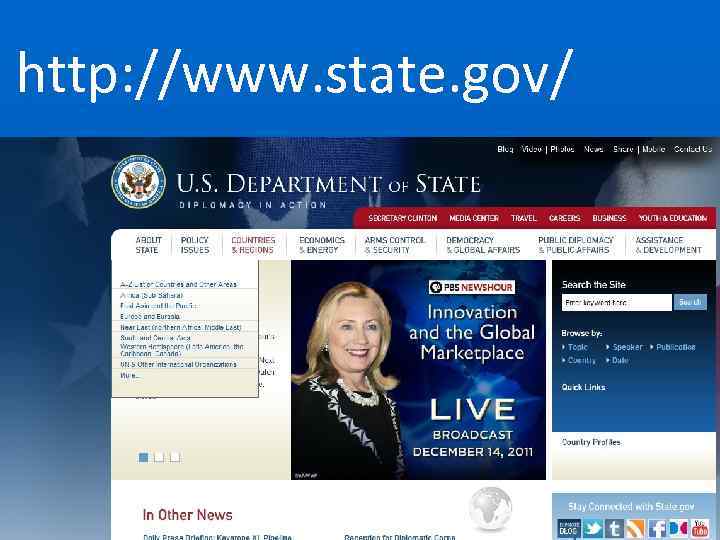 http: //www. state. gov/ 