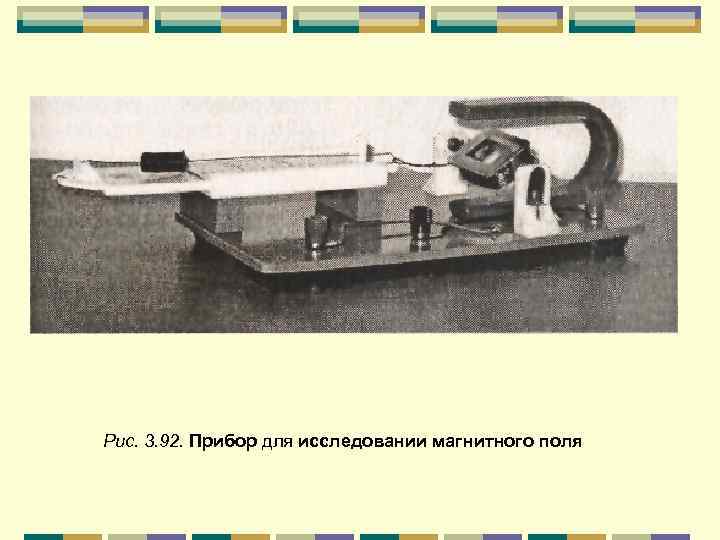 Рис. 3. 92. Прибор для исследовании магнитного поля 