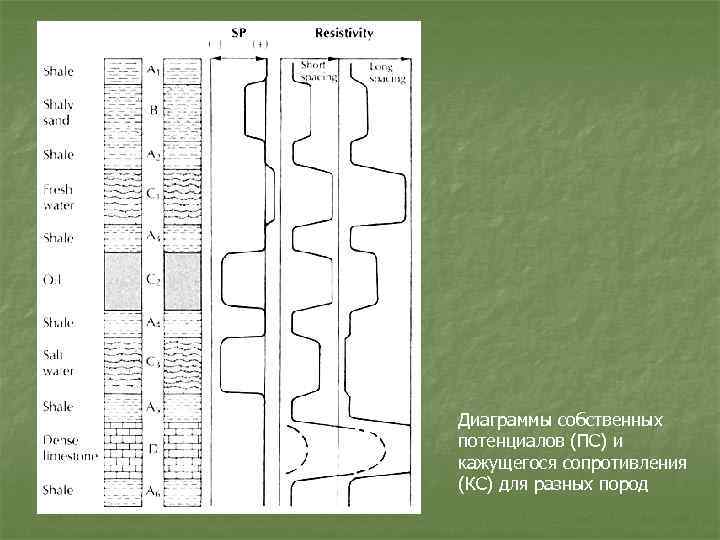 Обработка и интерпретация каротажных диаграмм