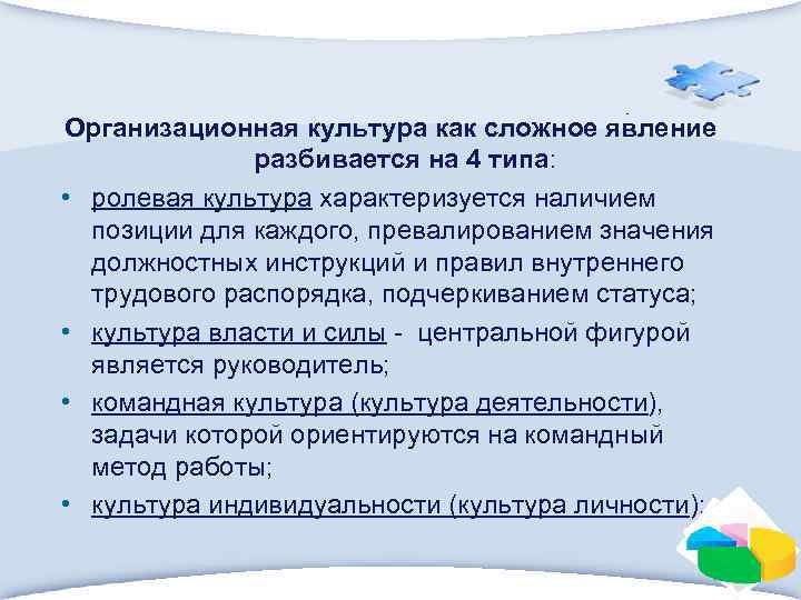 LOGO Click to edit Master text styles Организационная культура как сложное явление разбивается на