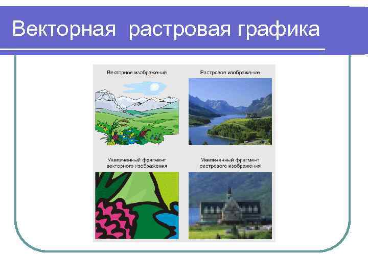 Векторная растровая графика 