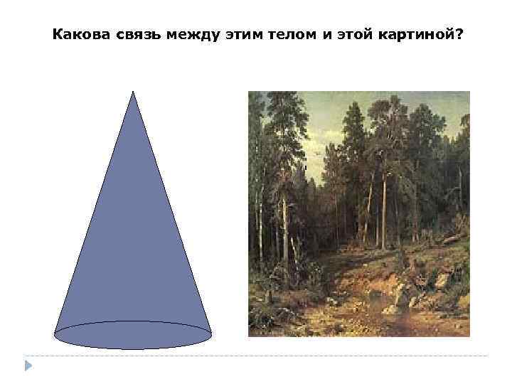 Какова связь между этим телом и этой картиной? 