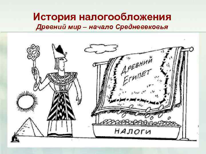 История налогообложения Древний мир – начало Средневековья 