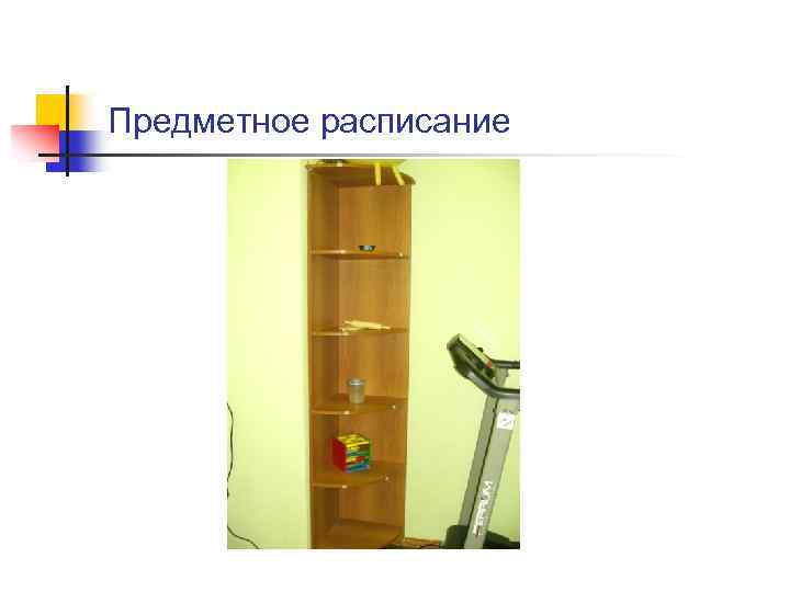 Предметное расписание 