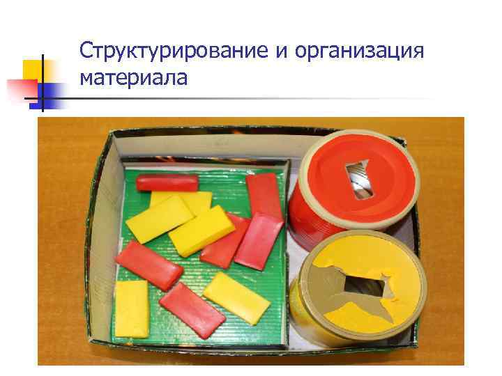 Структурирование и организация материала 