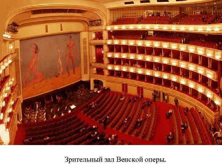 Зрительный зал Венской оперы. 