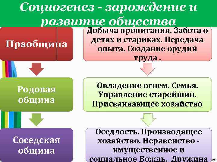 Социогенез теориялары презентация