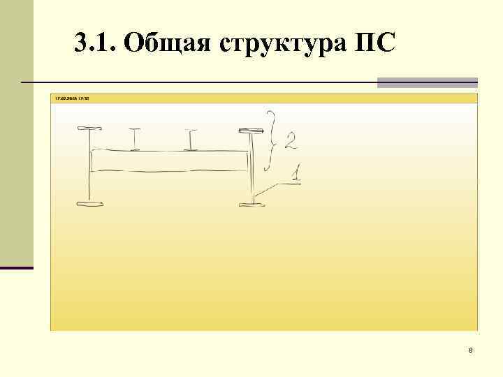3. 1. Общая структура ПС 8 