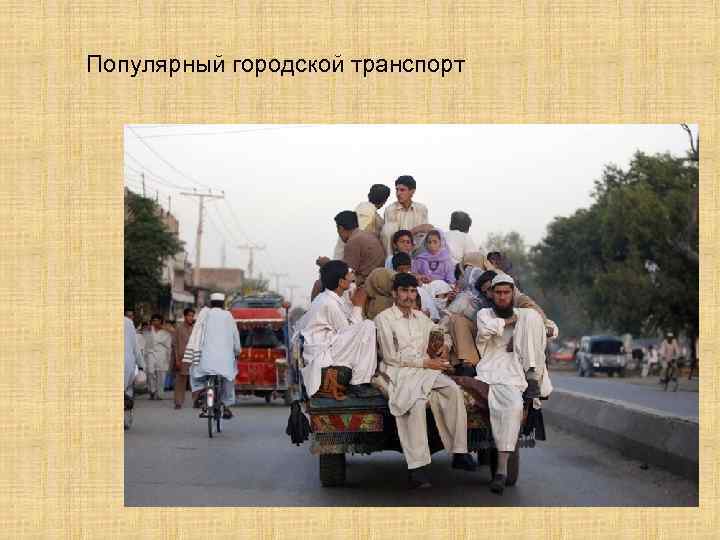 Популярный городской транспорт 